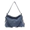 Large Capacity Denim Tote Bag Women's 2025 Winter New Casual Commuter Underarm Bag Simple Shoulder Messenger Bag