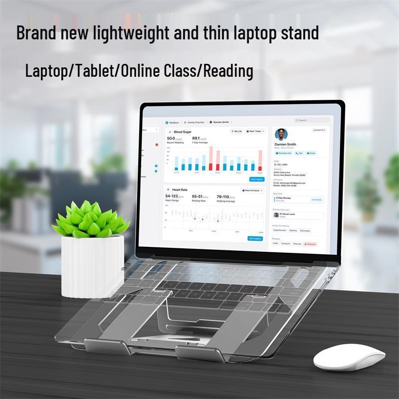 

Foldable Portable Laptop Stand - Stable Metal Drawing Base