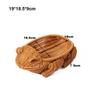 Multistyles Storage Rattan Woven Tea Tray  Restaurant Serving Tabletop Display