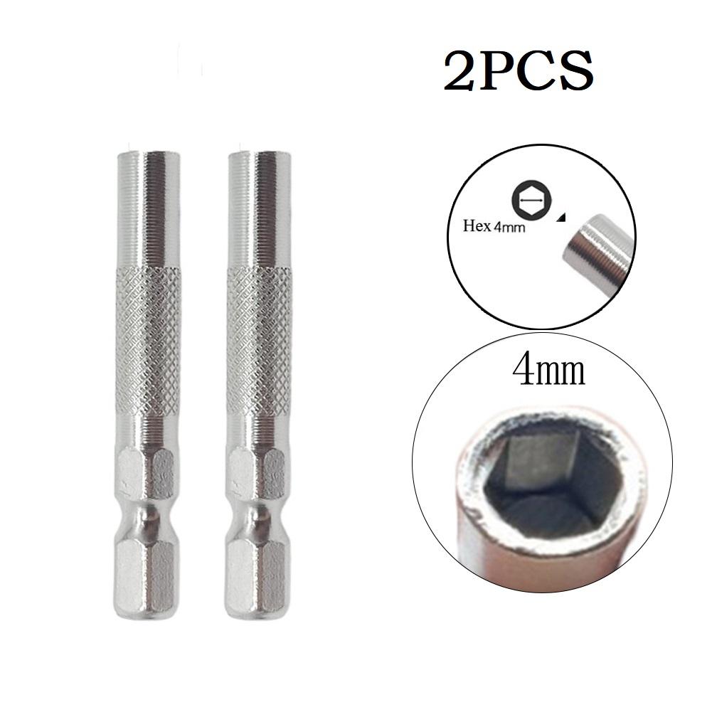

Quick Bit Conversion with 6 35mm Hex Shank Adapter, Converts to 4mm System, Magnetic Holder for Easy Bit Change 2 Pieces Ship Within 24 Hours