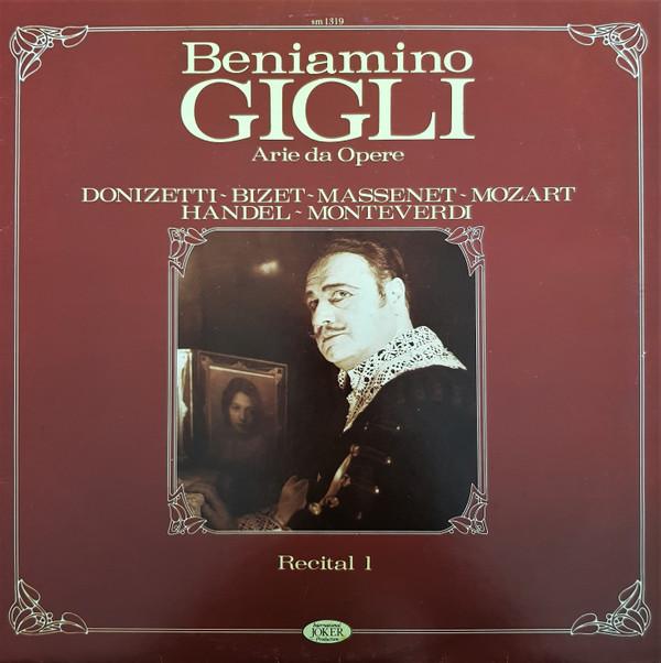 LP Record BENIAMINO GIGLI - Recital 1 (Arie De Opere) SM1319 International J 1983 Italy Classical Used