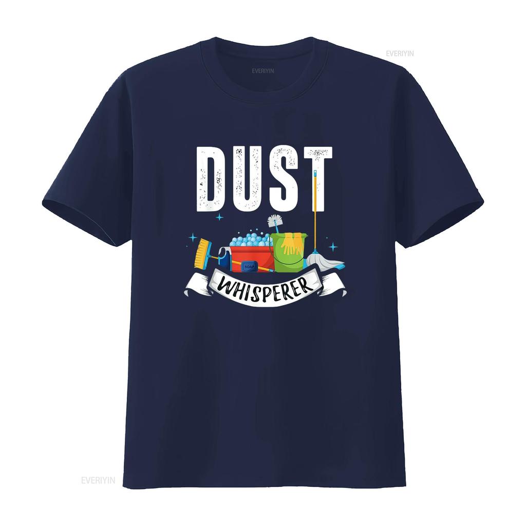 Housekeeping Dust Whisperer Cleaning Housekeeper G Cute Women s T Shirt Top for Summer vintage Washed fashion streetwear