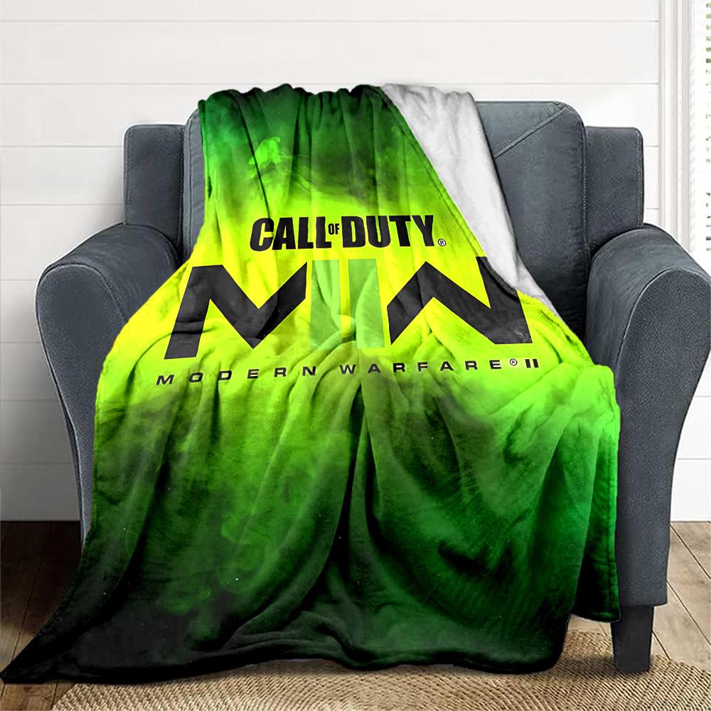 1pc Call of Duty Soft Comfortable Blanket Digital Print, All Season Multipurpose Knit Fabric Bedding, Office, Sofa Home Decor Blanket