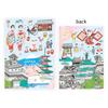 Hyogensha Ai Okino Stamp Notebook 21-660 Japanese Mini Sketchbook Journal 32 Pages