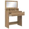Bedroom Dressing Table Artisan Oak 80 x 39.6 x 135 cm