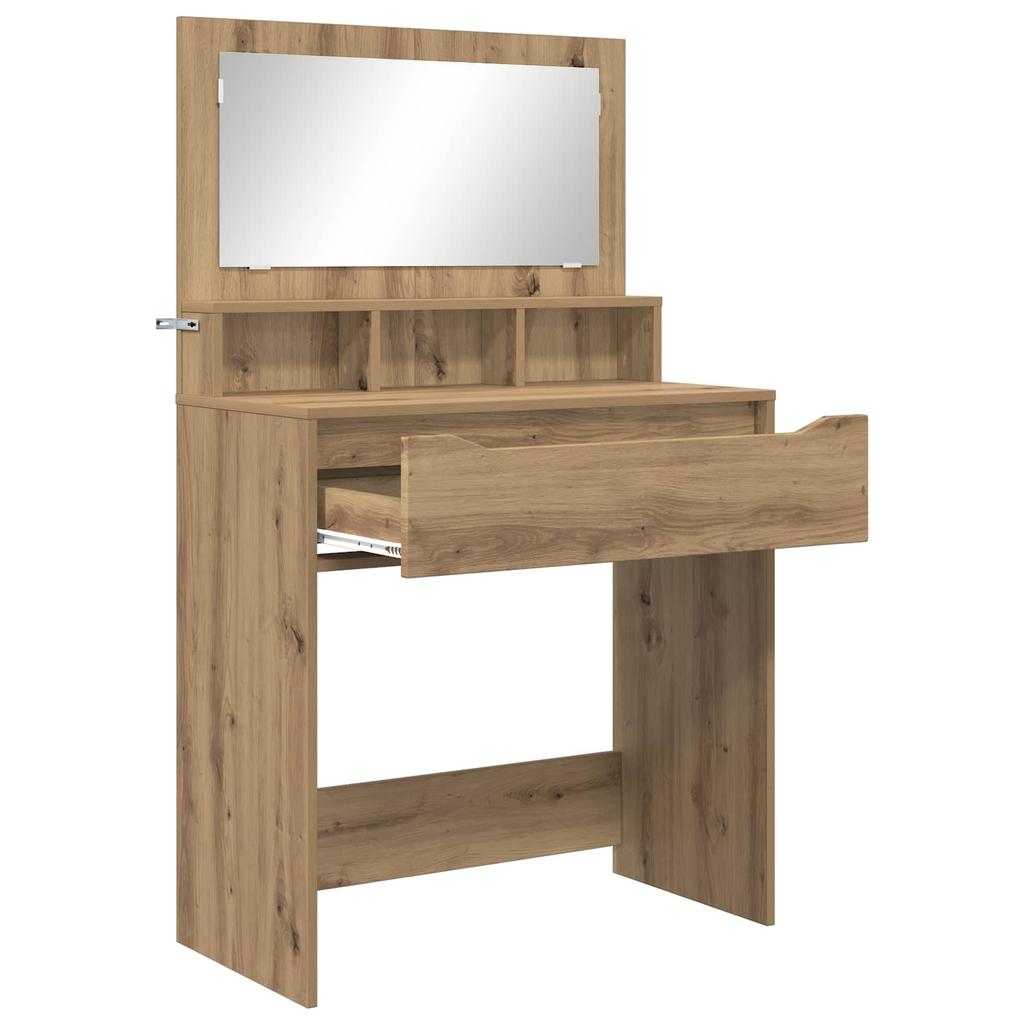 Bedroom Dressing Table Artisan Oak 80 x 39.6 x 135 cm