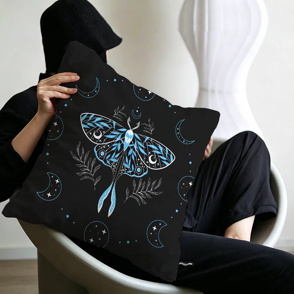 Magic Psychedelic Moon Print Pattern pillow cover sofa cushion cover home room decoration children gift