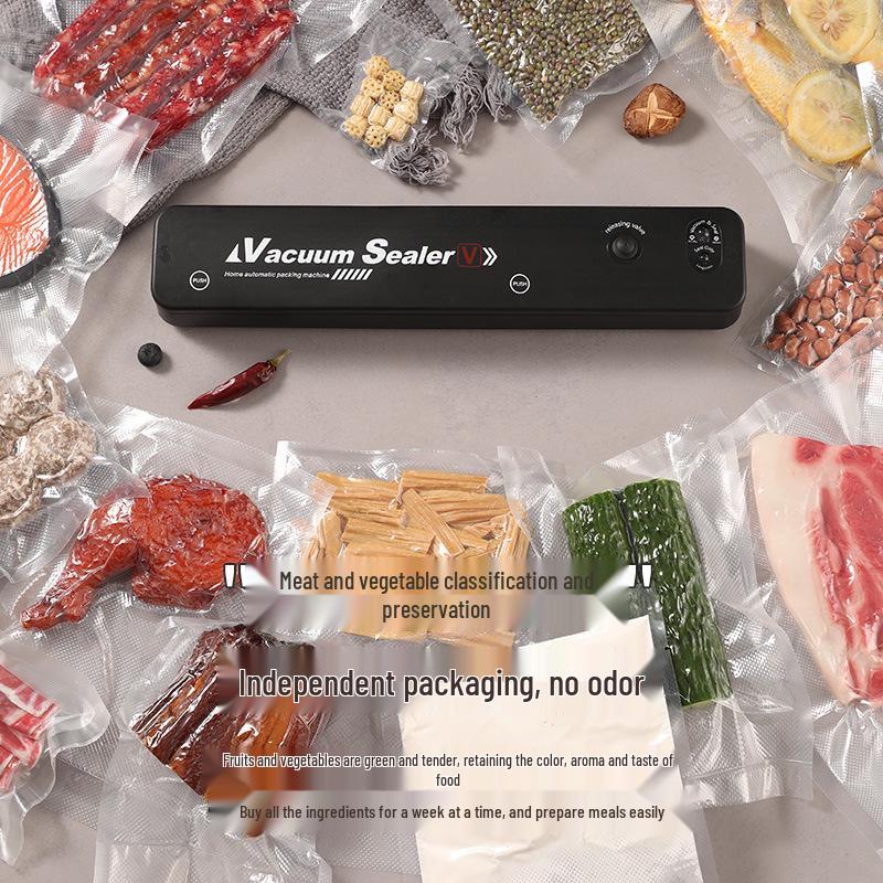 Compact Automatic Food Vacuum Sealer for Home Use