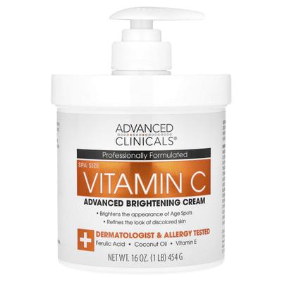 Vitamin C, Advanced Brightening Cream, 454g (16 oz)