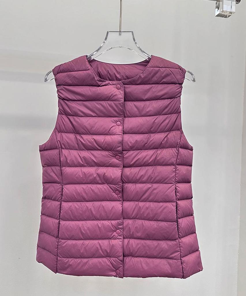 Versatile Women's Down Vest - 90% White Duck Down