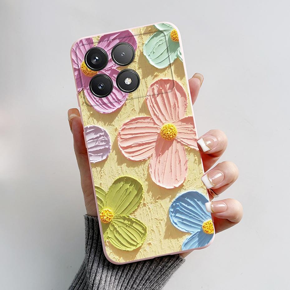 For Xiaomi POCO F6 Pro Case Cute Bear Cartoon Frog Silicone Soft Rubber Camera Protector Case POCO F6 Pro Case POCO F6 Pro Cover