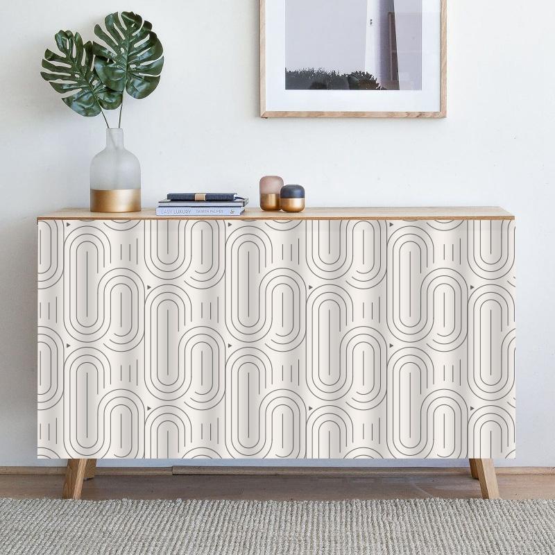 

Self-adhesive Kitchen Cabinet Curtains Dustproof Half-Curtain for Wardrobe Bookcase No Drill Door Window Curtain Home Supplies S(50X70cm)