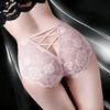 Big Size Ladies Summer Hot Lace Hollow No Mark Cotton Crotch Waist Triangle Briefs