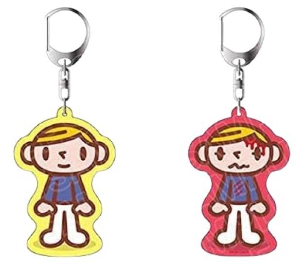 

Gloomy the Mischievous Bear Keychain C Double-Sided