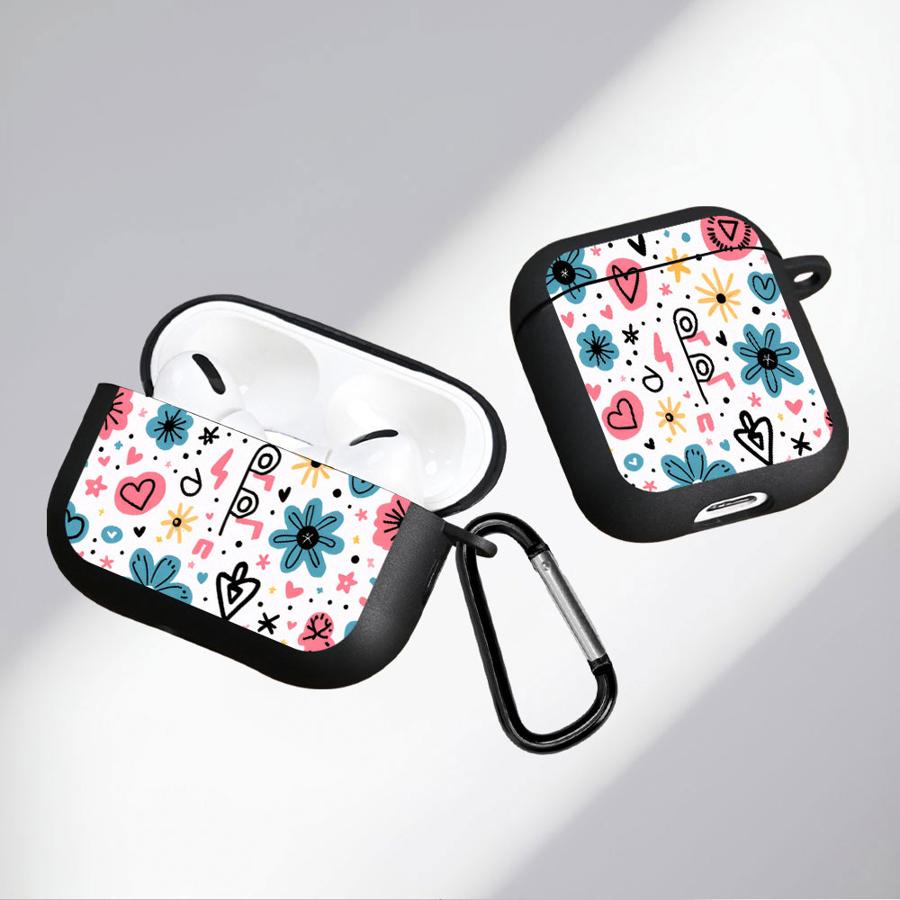 Retro Love Soft Earphone Cases Cover Case For Airpods Pro 2 3 Pro3 1 4 Pro2