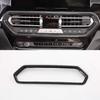 For -2024 BMW X3 G01 Center Air Vent Outlet Panel Cover Trim Carbon Fiber