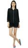 Bimba Button-Down Shirt With Elastic Waist Shorts 2 Pcs Full Sleeve Night Wear