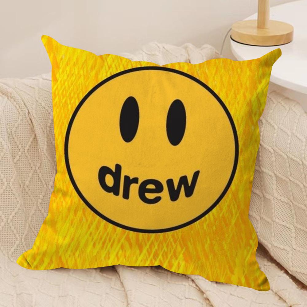 

Fashion D-Drew H-Hous Cushion Cover Soft Plush Fabric Double-Sided Printed Sofa Cushion Cover for All Seasons Home Decor Gift 30cmx30cm