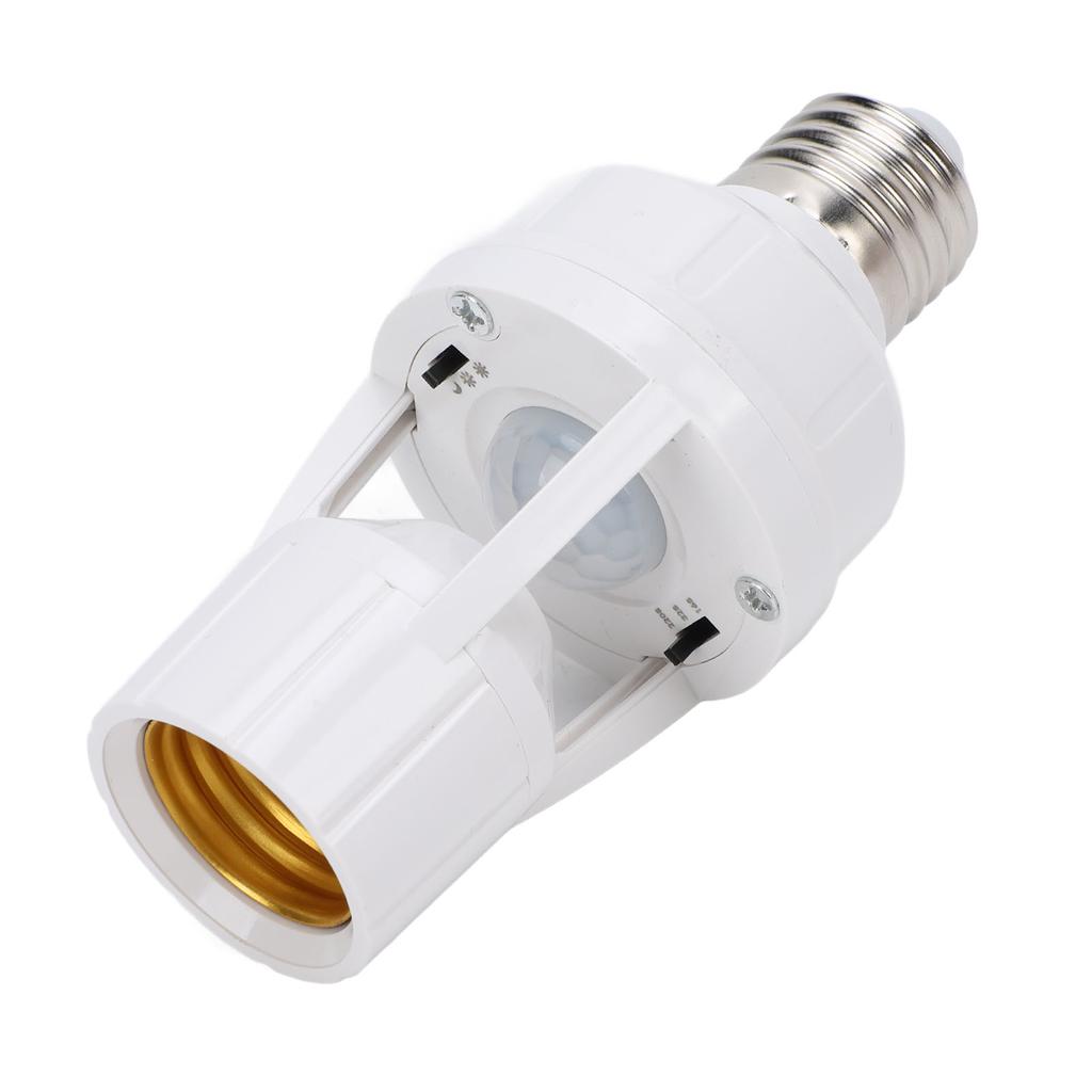 Motion Sensor Light Socket E27 Screw Light Bulb Holder LED Infrared Motion Sensor Lamp Switch