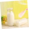 HOLIDYOYO 5-Piece 500ml Glass Milk Containers, Vintage Milk Bottles, Drink Containers, Fresh Milk Bottles, Mini Juice Bottles, Coladores, Small Bottle