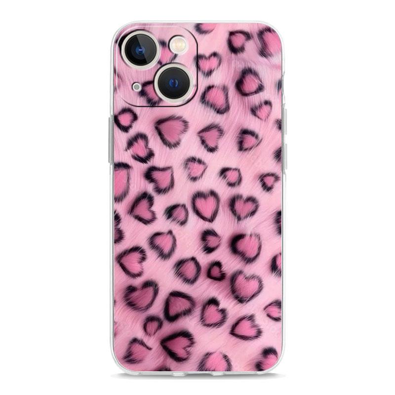 Phone Case For iPhone 17 Air Cases iPhone 16 15 12 13 14 Pro Max SE 7 8 Plus iPhone11 Clear Cover Fashion Tiger Leopard Print