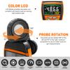 Digital illuminance meter,High accuracy and fast response,Light detector: used for light detection,LCD display,1-400,000Lux