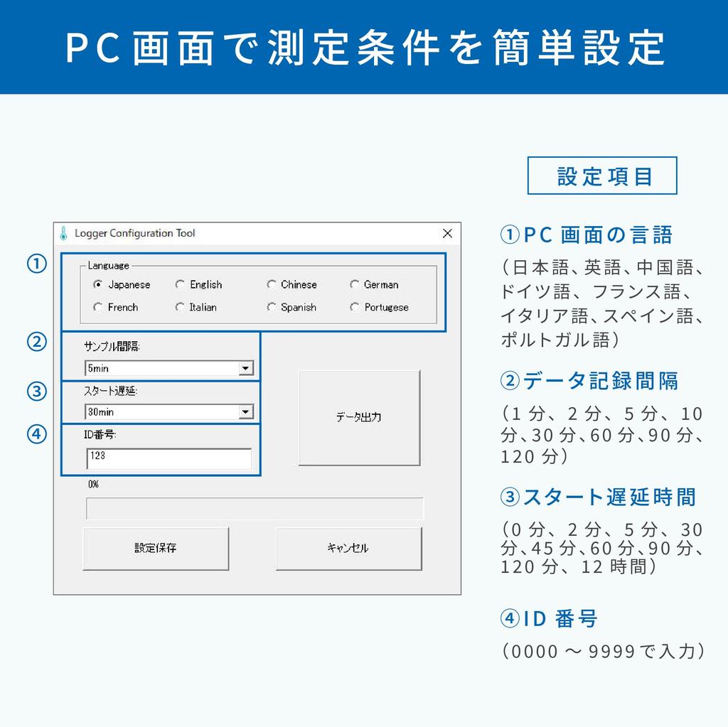 Black Globe Type Heat Stroke Index Data Logger JIS B Compliant A&D 79222023 (Class 2) AD-5695DLB