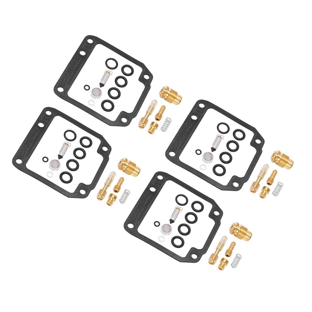 60pcs Motorcycle Carburetor Repair Kit Rubber Metal Replacement for Yamaha FZ600 1986?1988