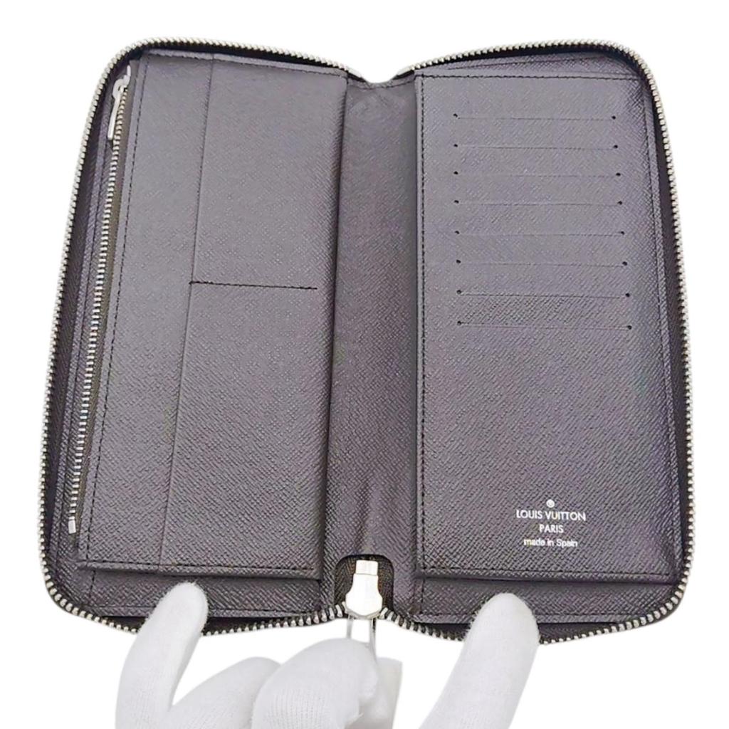 LOUIS VUITTON Damier Vertical Long Wallet purse Damier canvas unisex N61207 Used