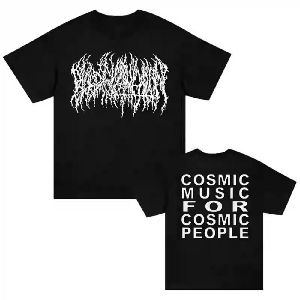 

2025 Лето Новый Y2K Топ Футболка BLOOD INCANTATION Группа Dark Metal Wind Rock Американская Свободная Мужская и Женская Футболка Большого Размера S чёрный