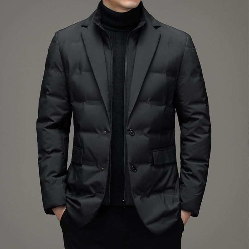 Men`s Fall/Winter Warm Casual Detachable Stand-Up