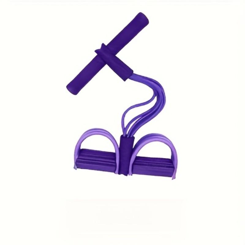 1PC 6-tube elastic yoga resistance band for abdominal, waist, arm and leg stretching PVC material, fitness equipment |