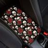 Dreaweet Stylish Spider Web Printed Black Car Center Console Armrest Cushion Cover Pad Soft Car Armrest Seat Box Cover Protector Auto Car Interior