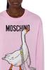 MOSCHINO Goose Pearl Cotton Knit