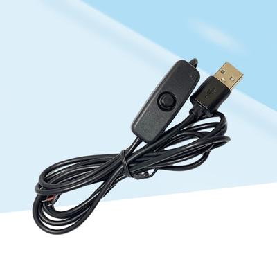 Schakelnetsnoer geïsoleerd hittebestendig Plug Play LED-lamp USB-verlenging Schakelstroomdraad voor thuis
