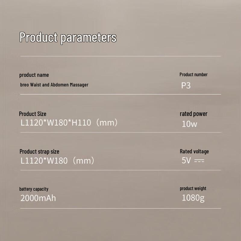 Breo P3 Portable Heated Multi-Area Massager