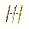 3pcs Metallic Color Marker Pens Golden, Silvery, and Copper Permanent Paint Pens for Crafts, Scrapbooking, and Fabric Art