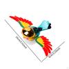 Bird Decoration Toy Car Interior Accessories Funny Interactive Electric Companion Helmet Decor for