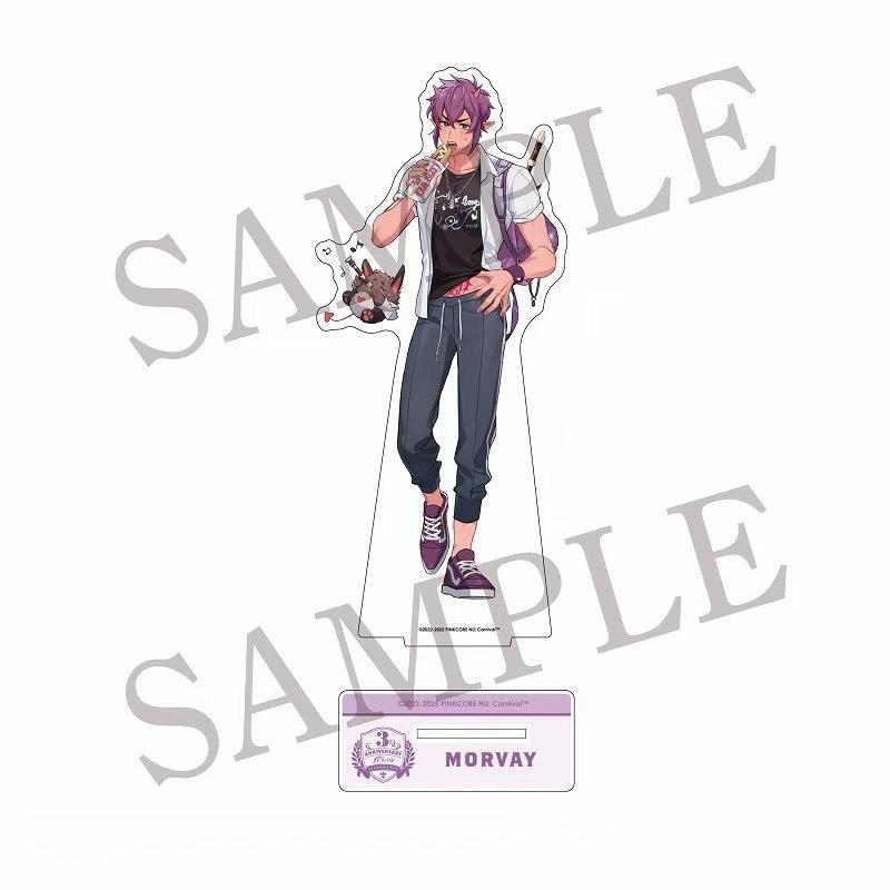 Cartoon Anime Nu: Carnival 3rd Anniversary Acrylic Stand Eiden Yakumo Cosplay Figures Standing Sign Model Fans Collection Gift