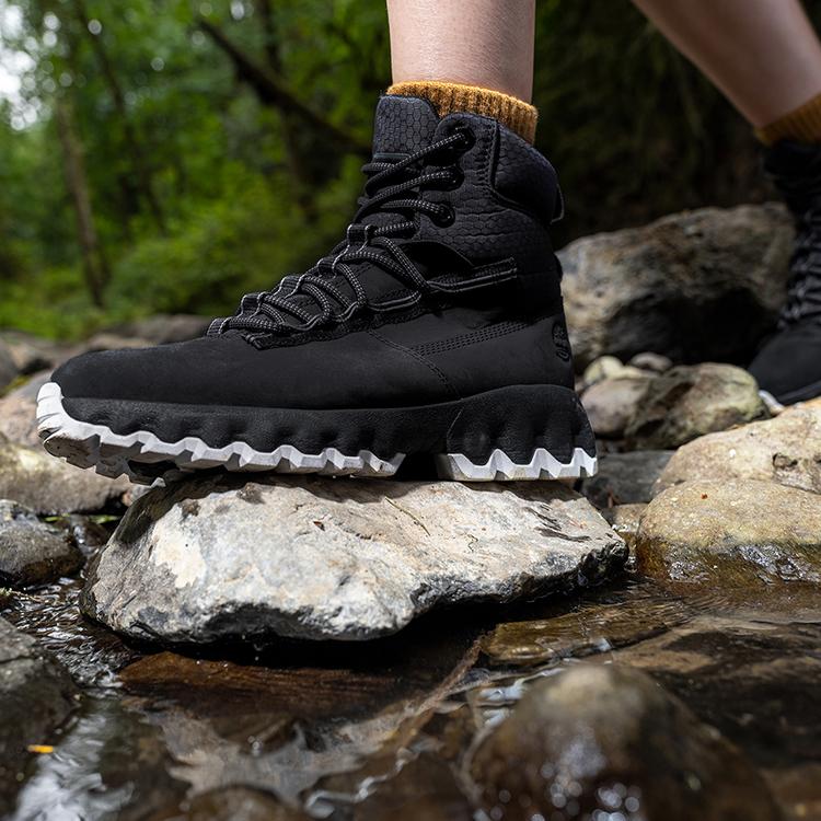 Timberland Outdoor Shock Absorbing Durable High-Top Functional Shoes Women Shoes Black A2K2YW
