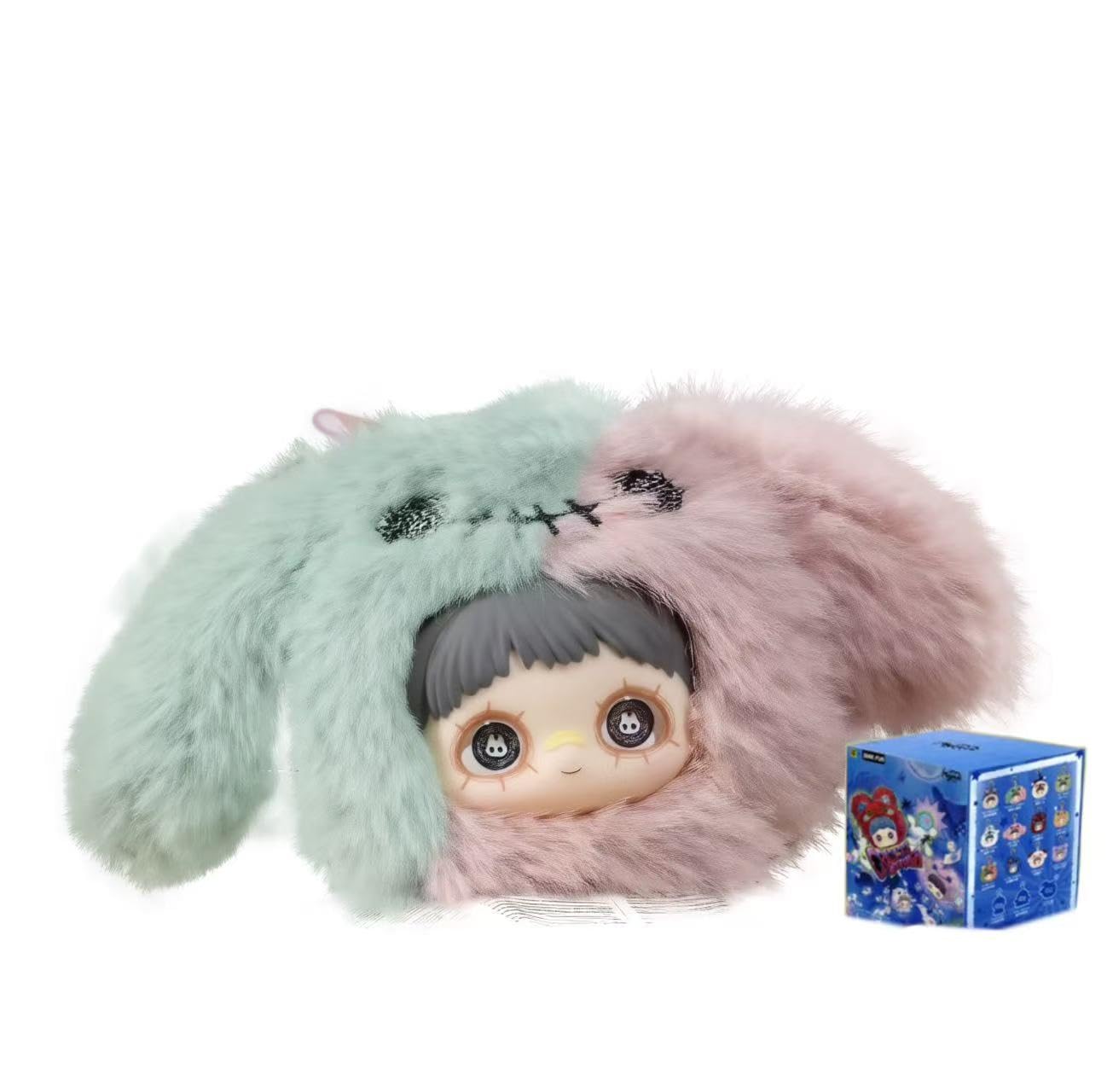 

TRRCEPOS MayMei Серия Crazy Circus Официальный Блайнд Бокс Пушистый Материал и Разнообразные Дизайны Персонажей Идеально для Подвесок на Сумку и Домашнего Декора 13 Типов