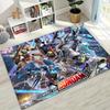 Tappeto Robot Cartoon Gundam Retrò Stile 27 per Camera da Letto Soggiorno Divano Casa Zerbino Decorazione, Tappetino Pavimento Grande Antiscivolo per Bambini Regalo