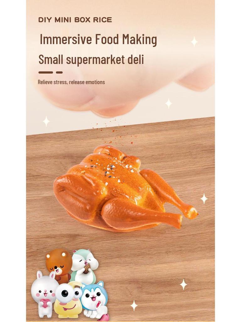 Yibi Le Miniature Handmade Food Toy for Children's Pretend Play