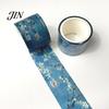 Decorative Paper Tape Washi Tape, Oil Painting Masking Artist Patterns Adhesive Scrapbooking for DIY Crafts, Junk Journal, Gift Wrapping, Supplies