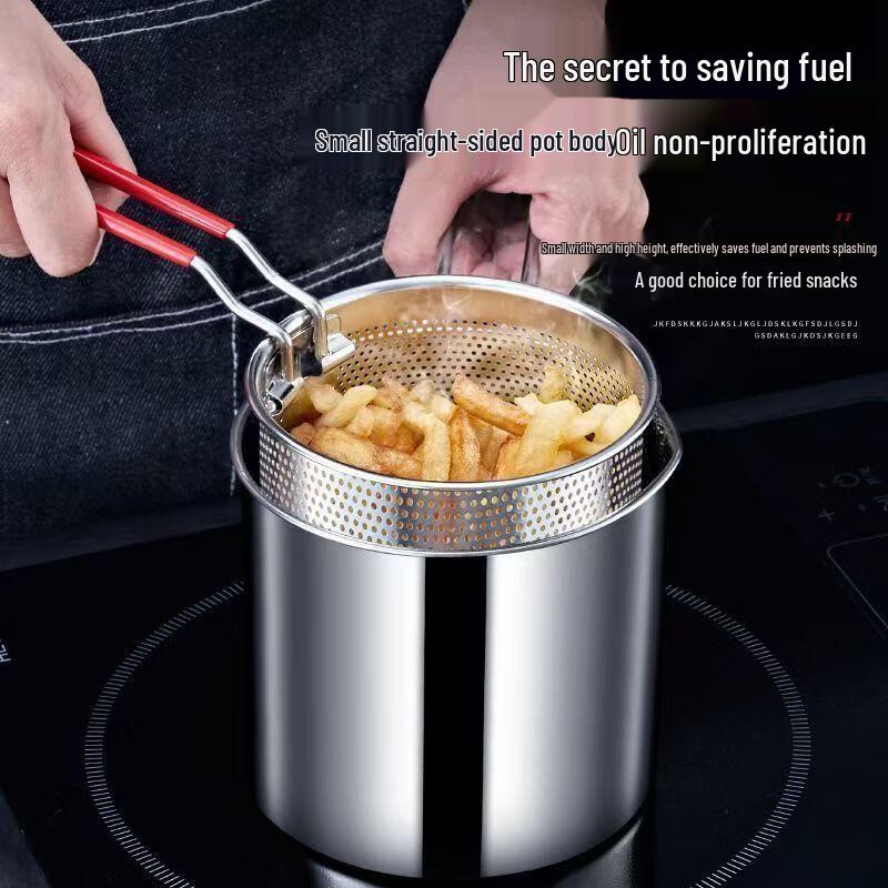 Tinle Stainless Steel Mini Deep Fryer