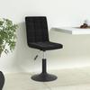 Day and Night - Day and Night Swivel Dining Chairs 6 Units Black Velvet