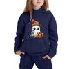 Kids Hoodie with Halloween Print - Long Sleeve Pullover Sweatshirt for Boys and Girls