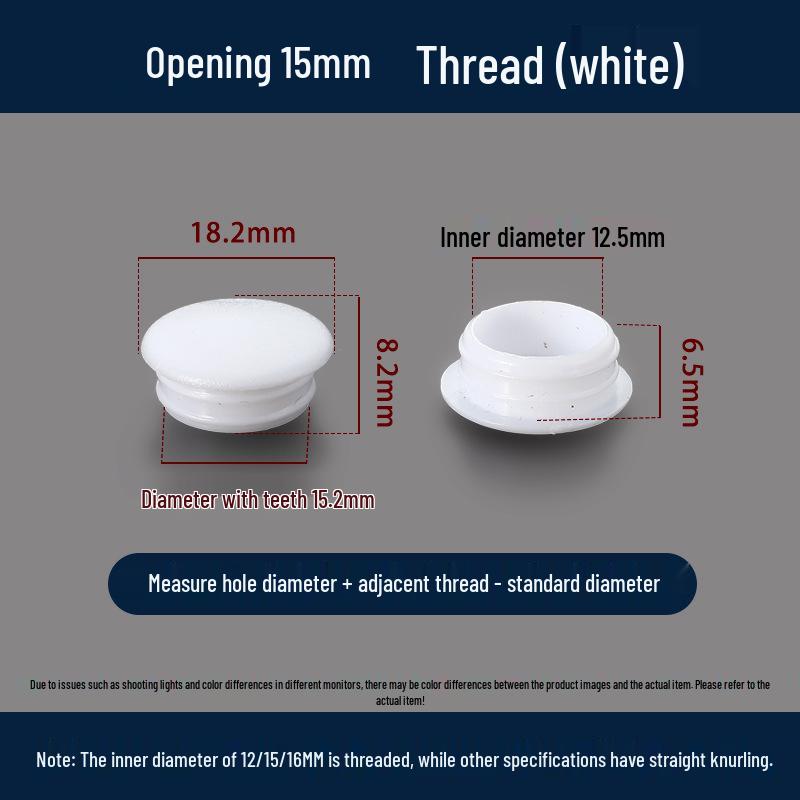 Universeller Runder Dekoplastikstopfen für Möbelscharniere und Schraubenlöcher