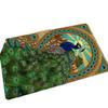 Crystal Velvet Elegant Peacock Carpet Floor Mat Bedside Carpet Door Mat Room Decoration Mat Kitchen Carpet
