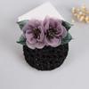 Crochet Mesh Flower Women Hairpin Hair Accessories Korean Style Headdress Flower Bun Net Snood